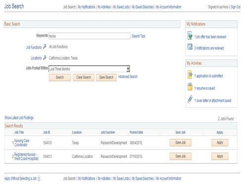 Job portal