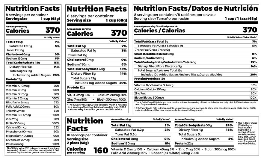 Nutrition Facts